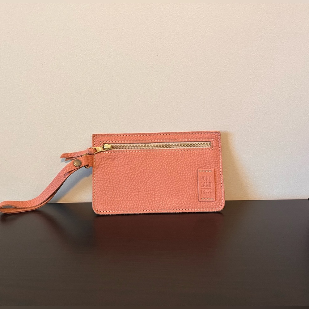 Portland Leather Goods - light pink Adriana Pouch